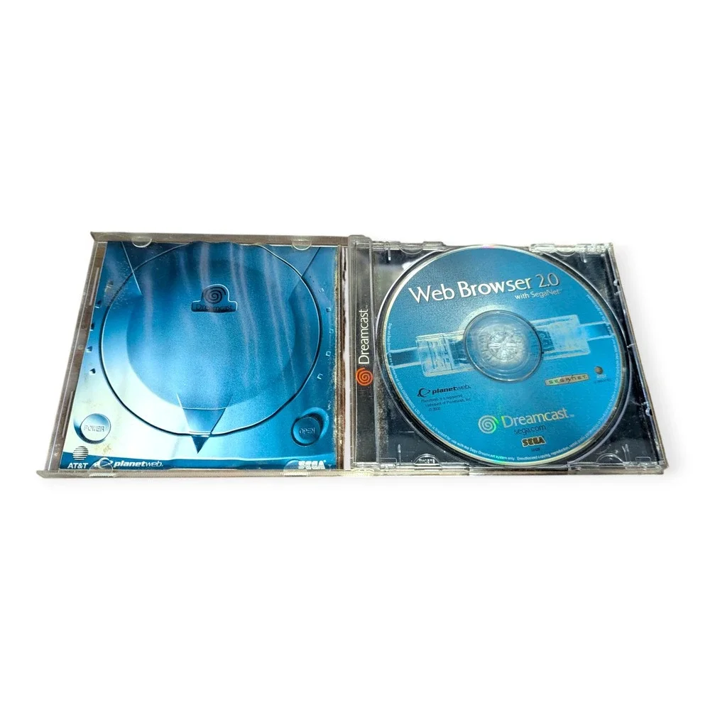 Sega Dreamcast Web Browser 2.0 with SegaNet and Sega Swirl Game‎ NTSC-U/C 2000